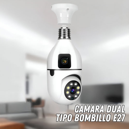 ClariWatch® l CAMARA DUAL TIPO BOMBILLO